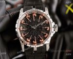 Replica Roger Dubuis Excalibur Knights Of The Round Table Watches Rose Gold Markers